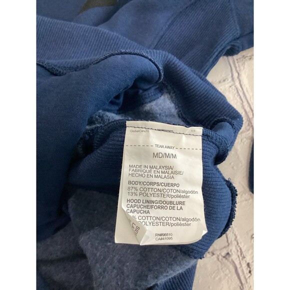 Under Armour Sweatshirt Men’s Size M Color Blue Project Rock Pullover Hoodie - Picture 5 of 9